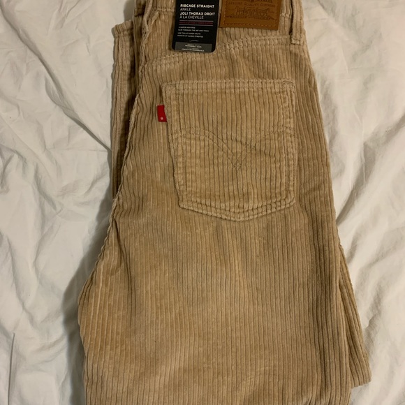 Levi’s corduroy ribcage straight pants NWT - Picture 4 of 4